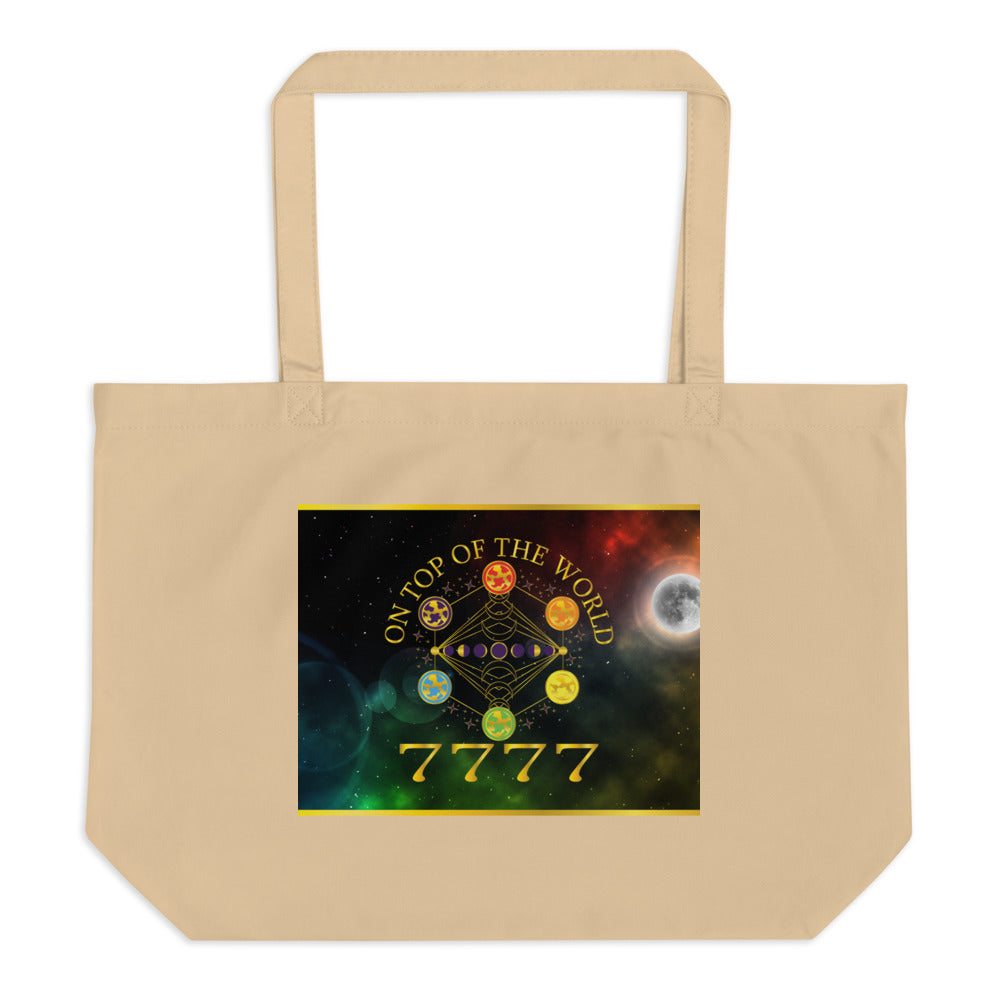 Large organic tote bag
