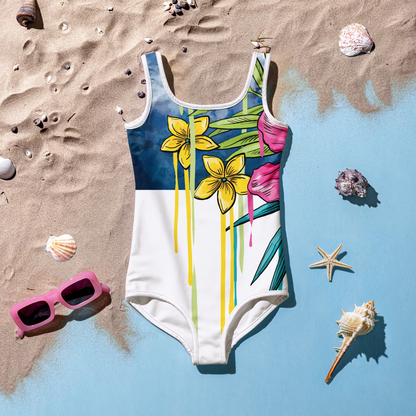 All-Over Print Kids Swimsuit