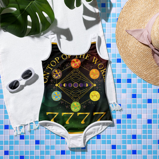 All-Over Print Youth Swimsuit