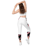 Crossover leggings with pockets