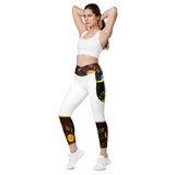 Crossover leggings with pockets