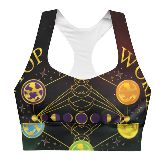 Longline sports bra