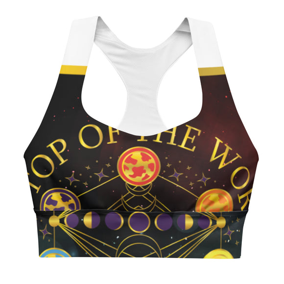Longline sports bra