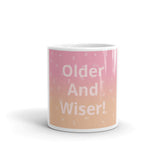 White glossy mug