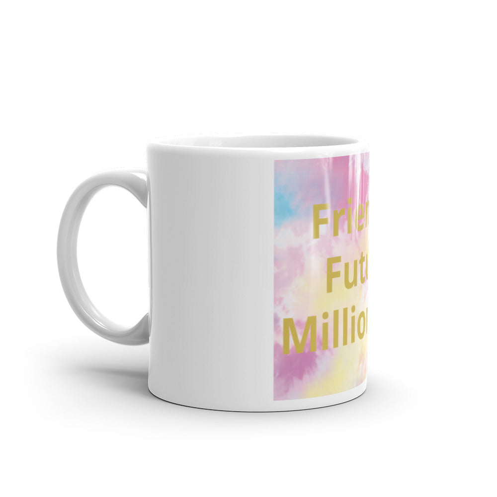 White glossy mug
