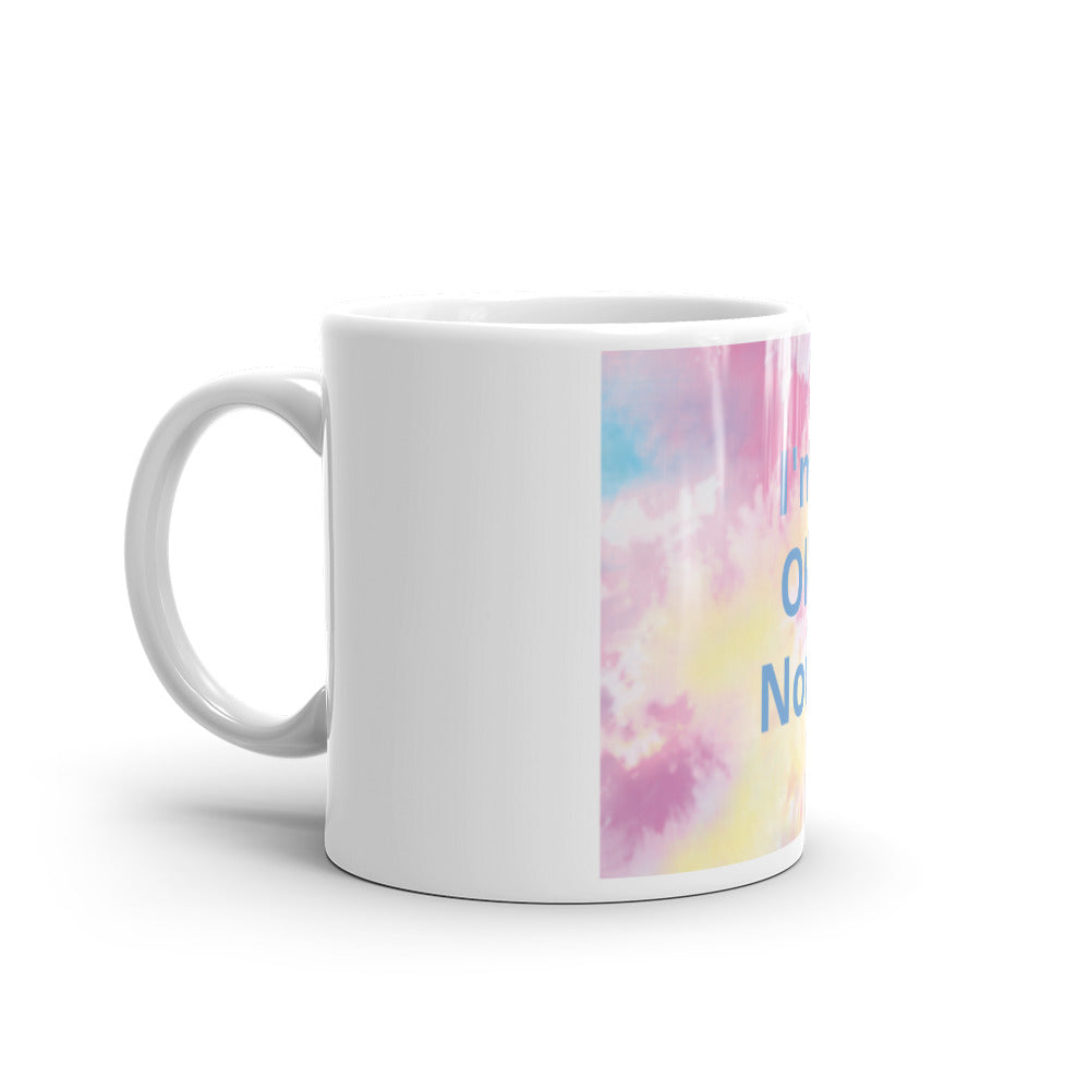 White glossy mug