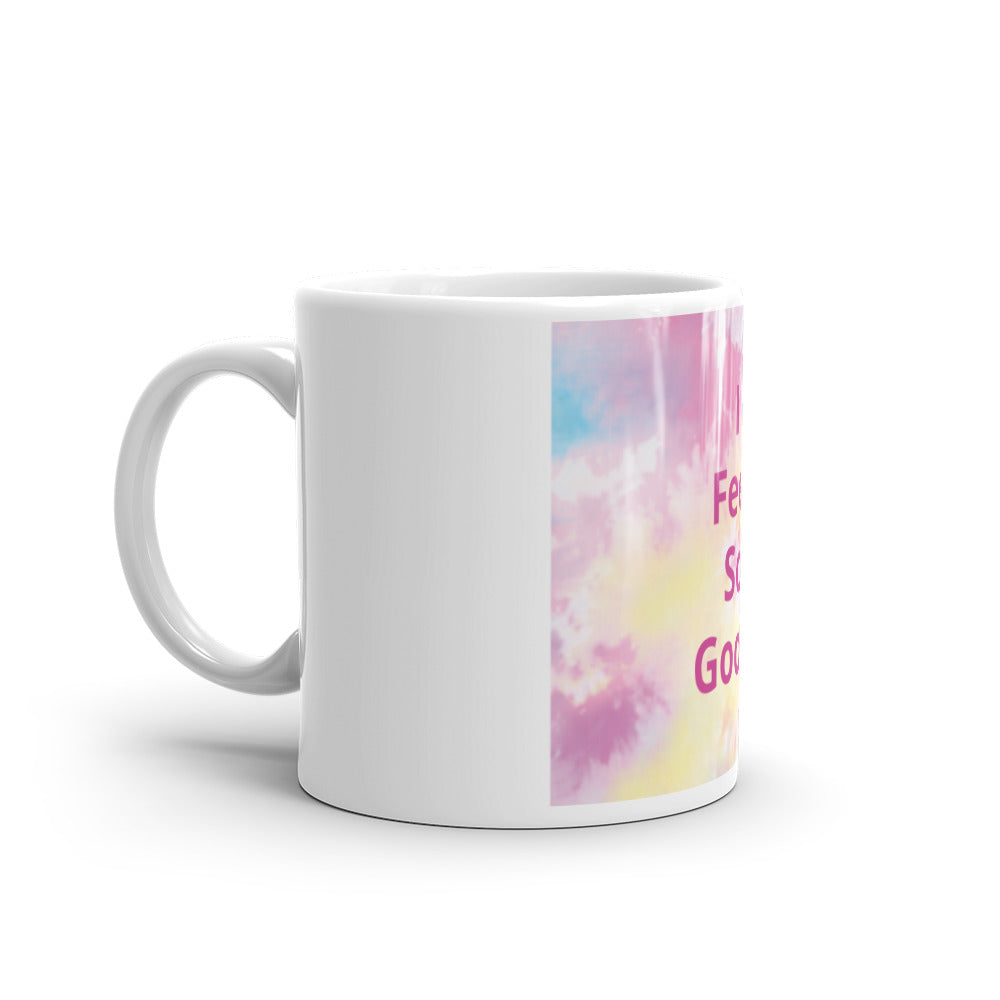 White glossy mug