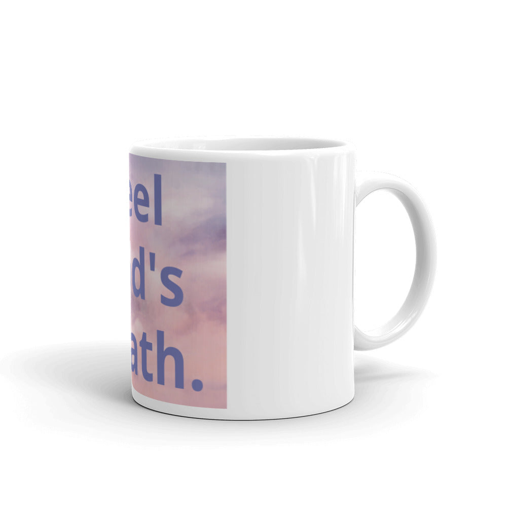 White glossy mug
