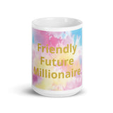 White glossy mug