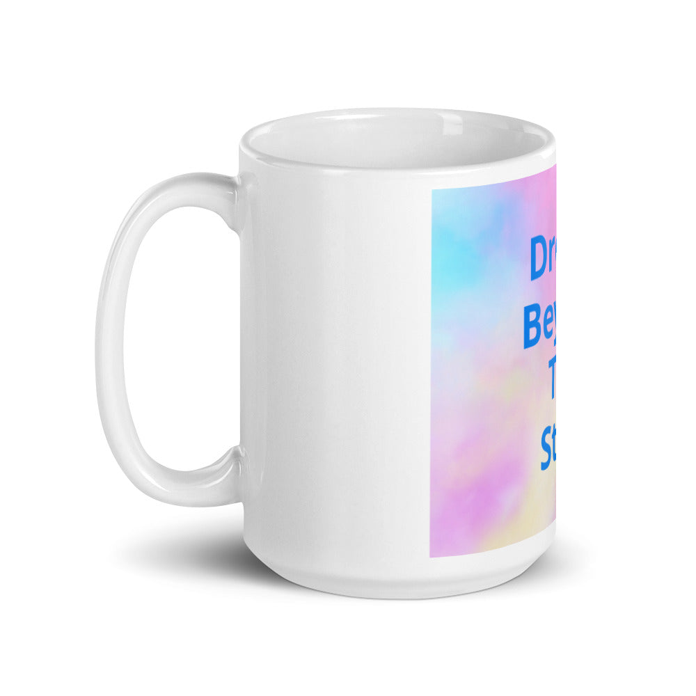 White glossy mug