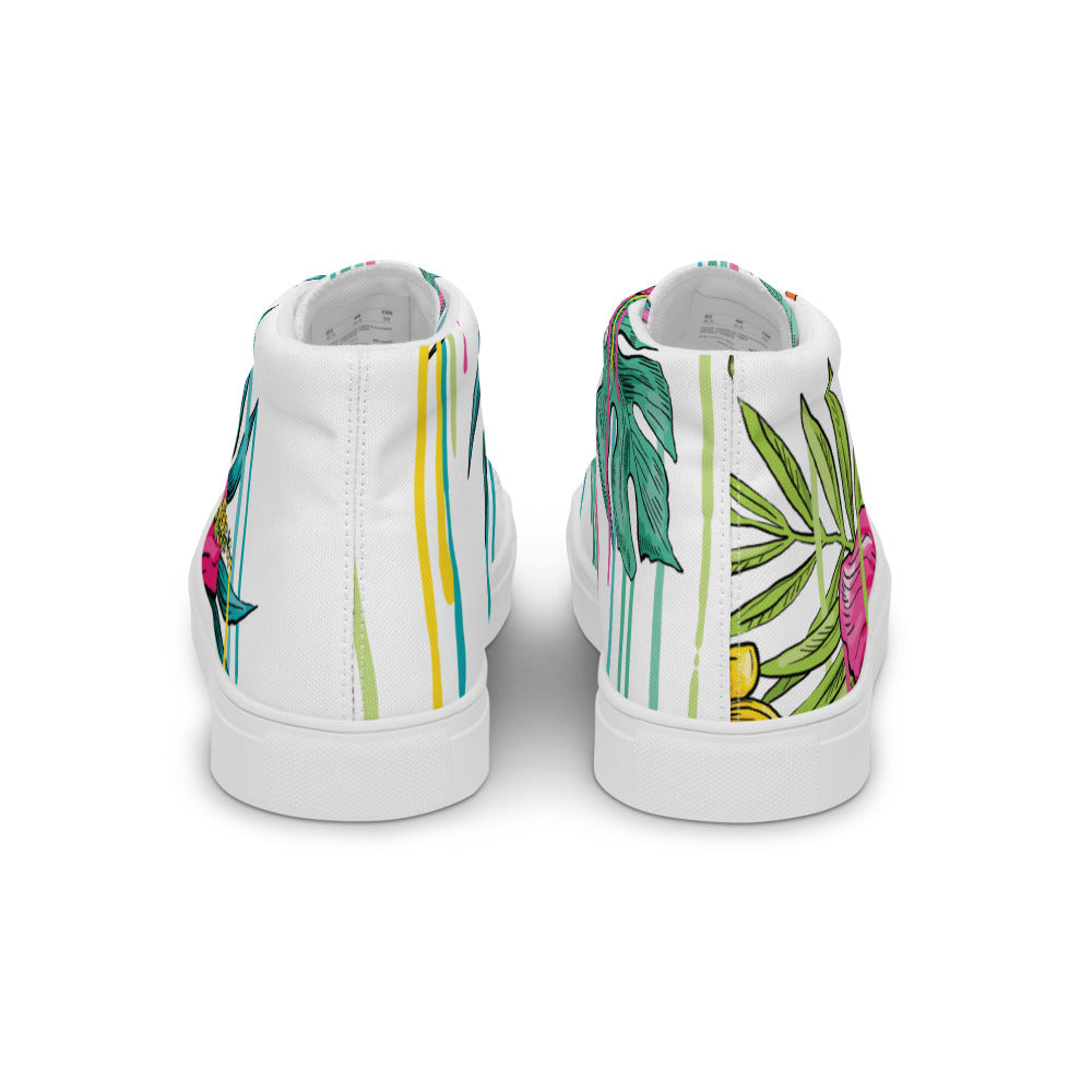 Women’s high top canvas shoes