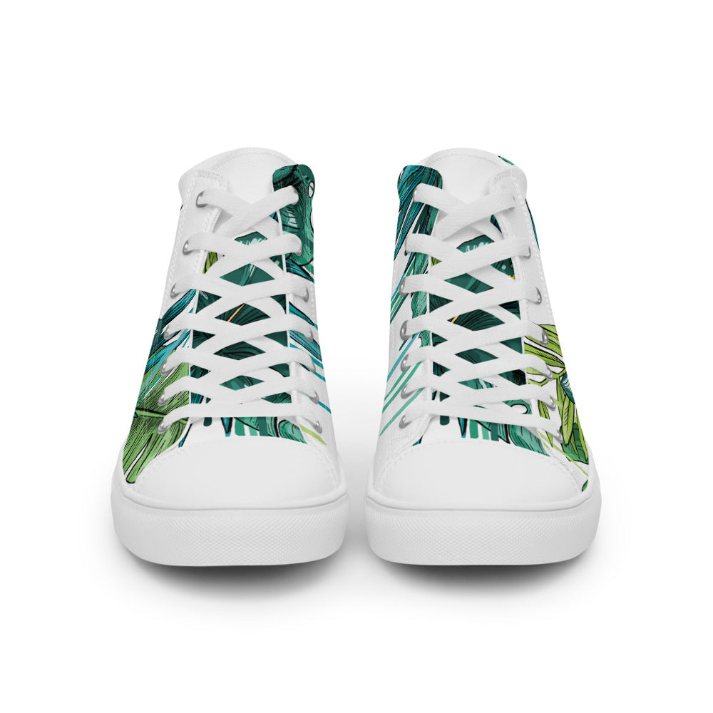 Women’s high top canvas shoes