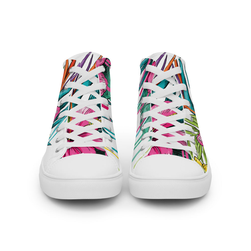 Women’s high top canvas shoes