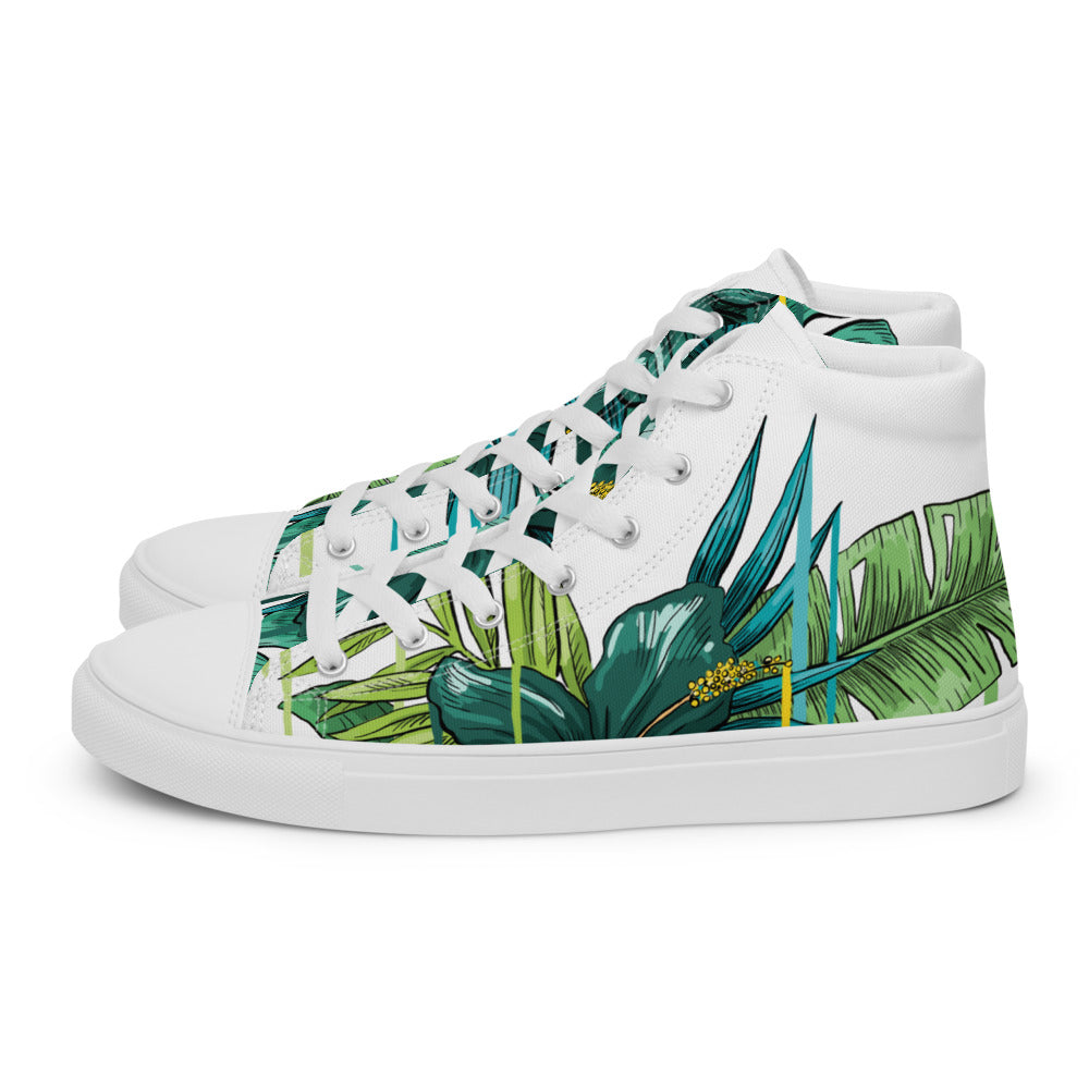 Women’s high top canvas shoes