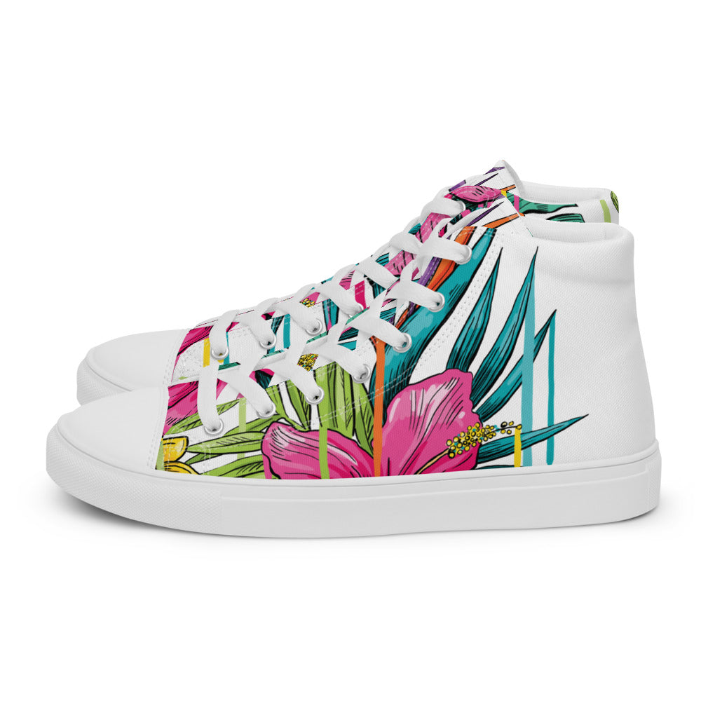 Women’s high top canvas shoes