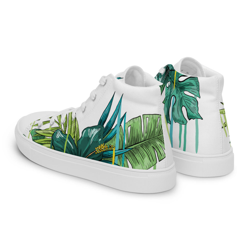 Women’s high top canvas shoes