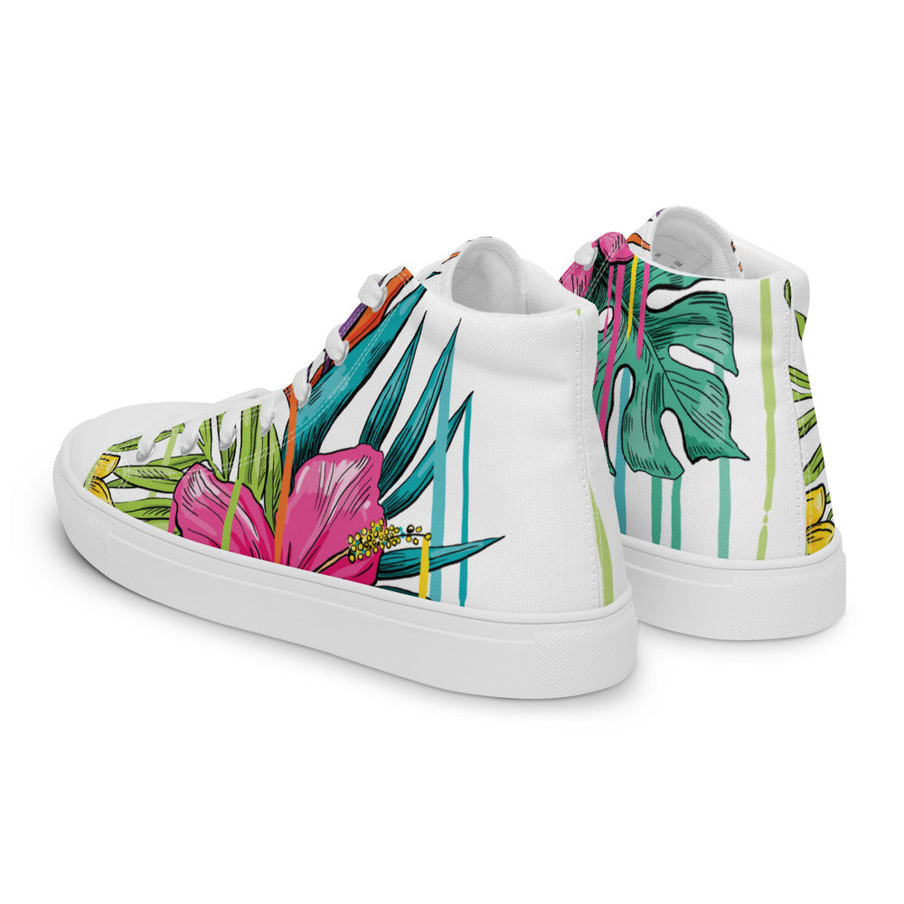 Women’s high top canvas shoes