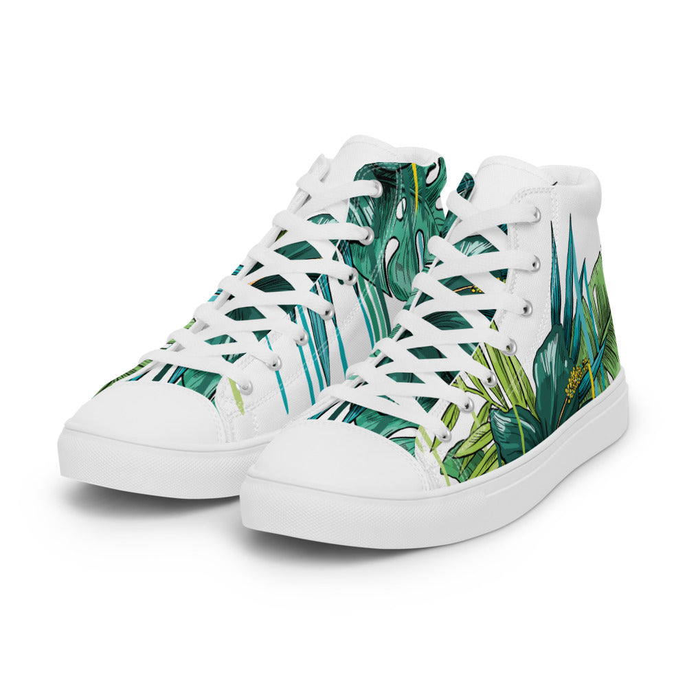 Women’s high top canvas shoes