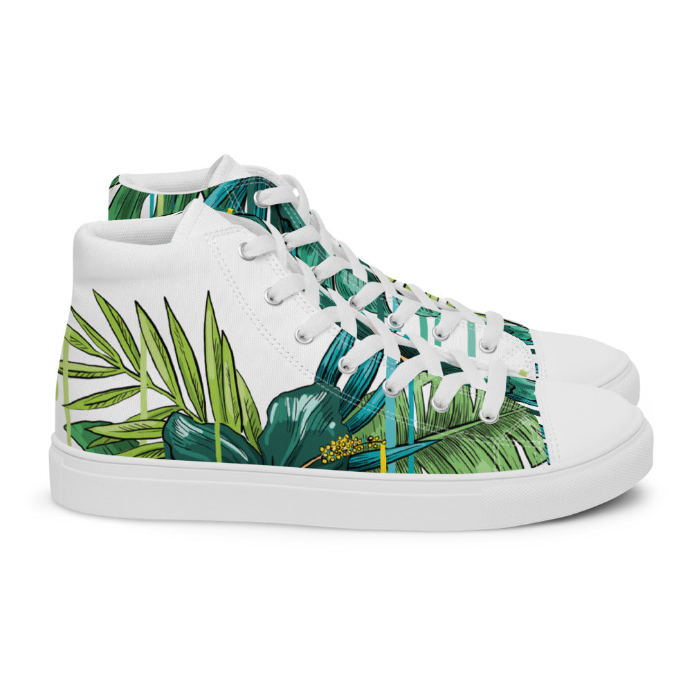 Women’s high top canvas shoes