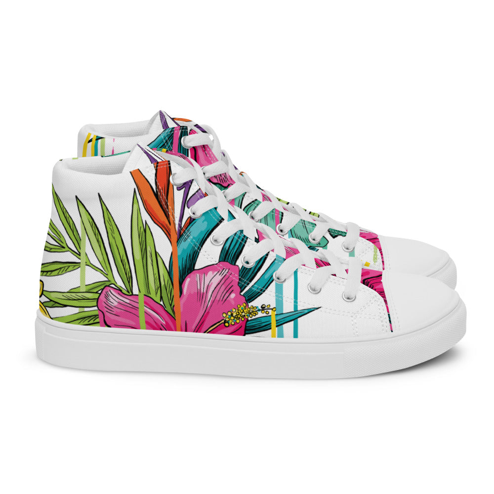 Women’s high top canvas shoes