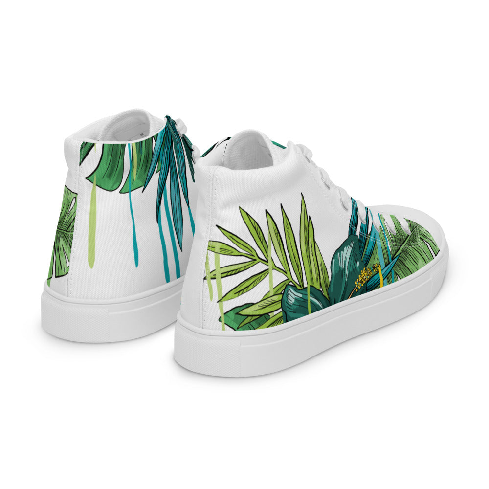 Women’s high top canvas shoes