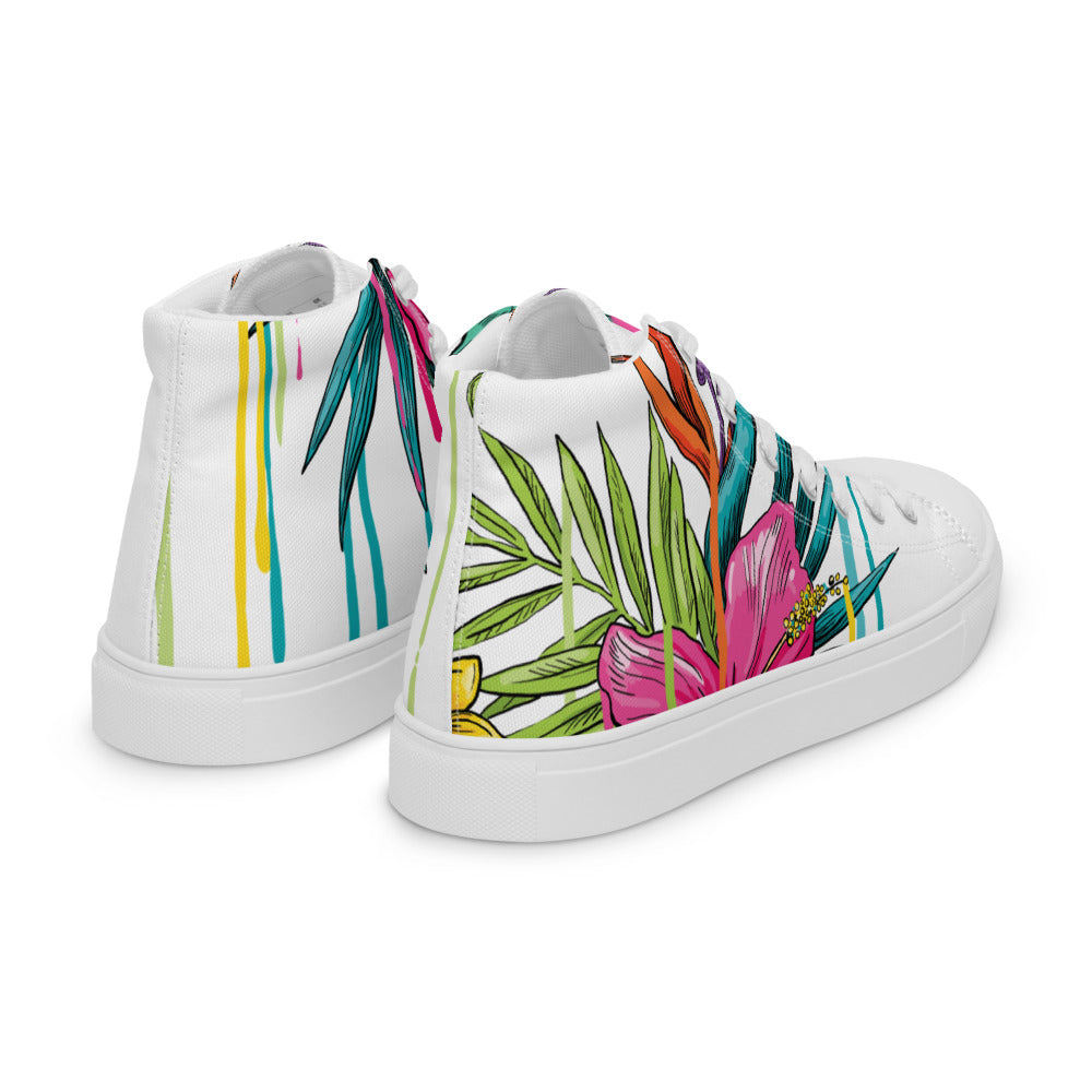 Women’s high top canvas shoes