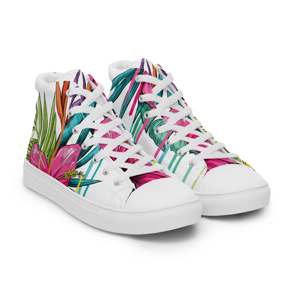 Women’s high top canvas shoes
